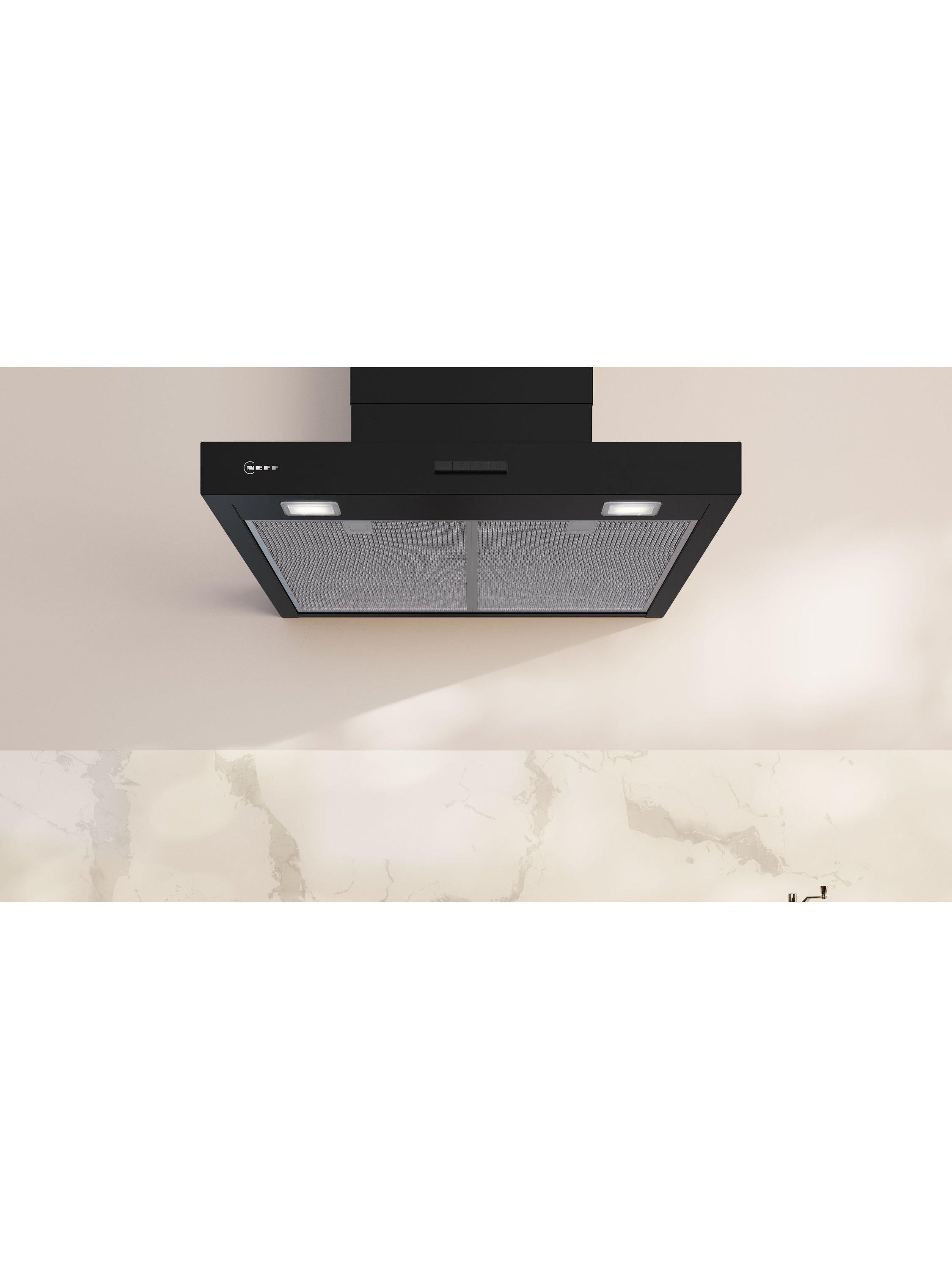 Neff box chimney cooker hood 60cm matt black, imported from the UK