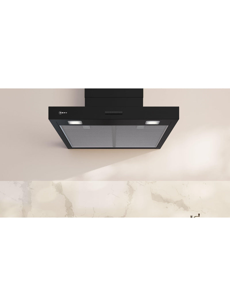 Neff box chimney cooker hood 60cm matt black, imported from the UK