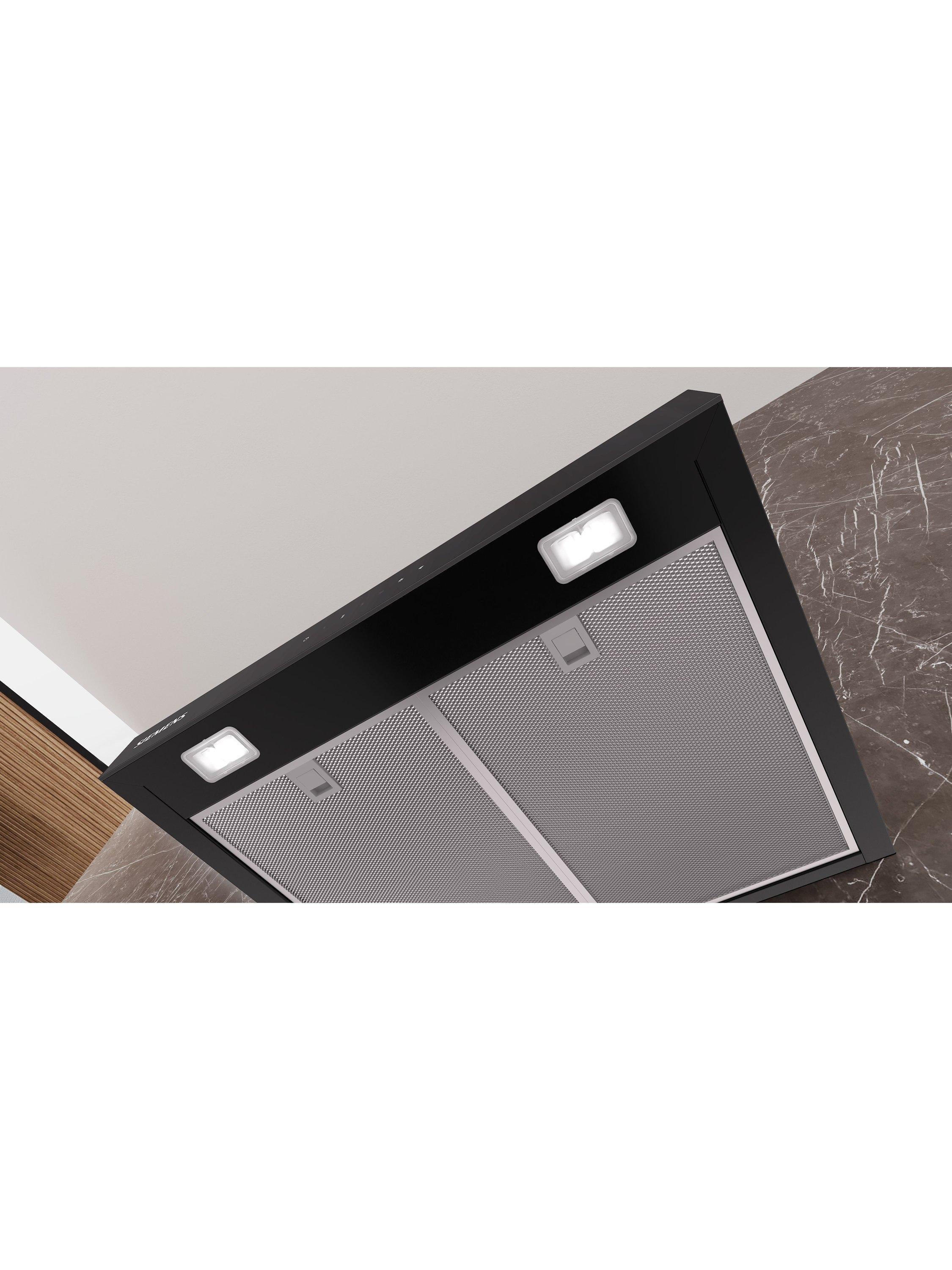 Siemens iQ500 box chimney cooker hood 60cm matt black - British product