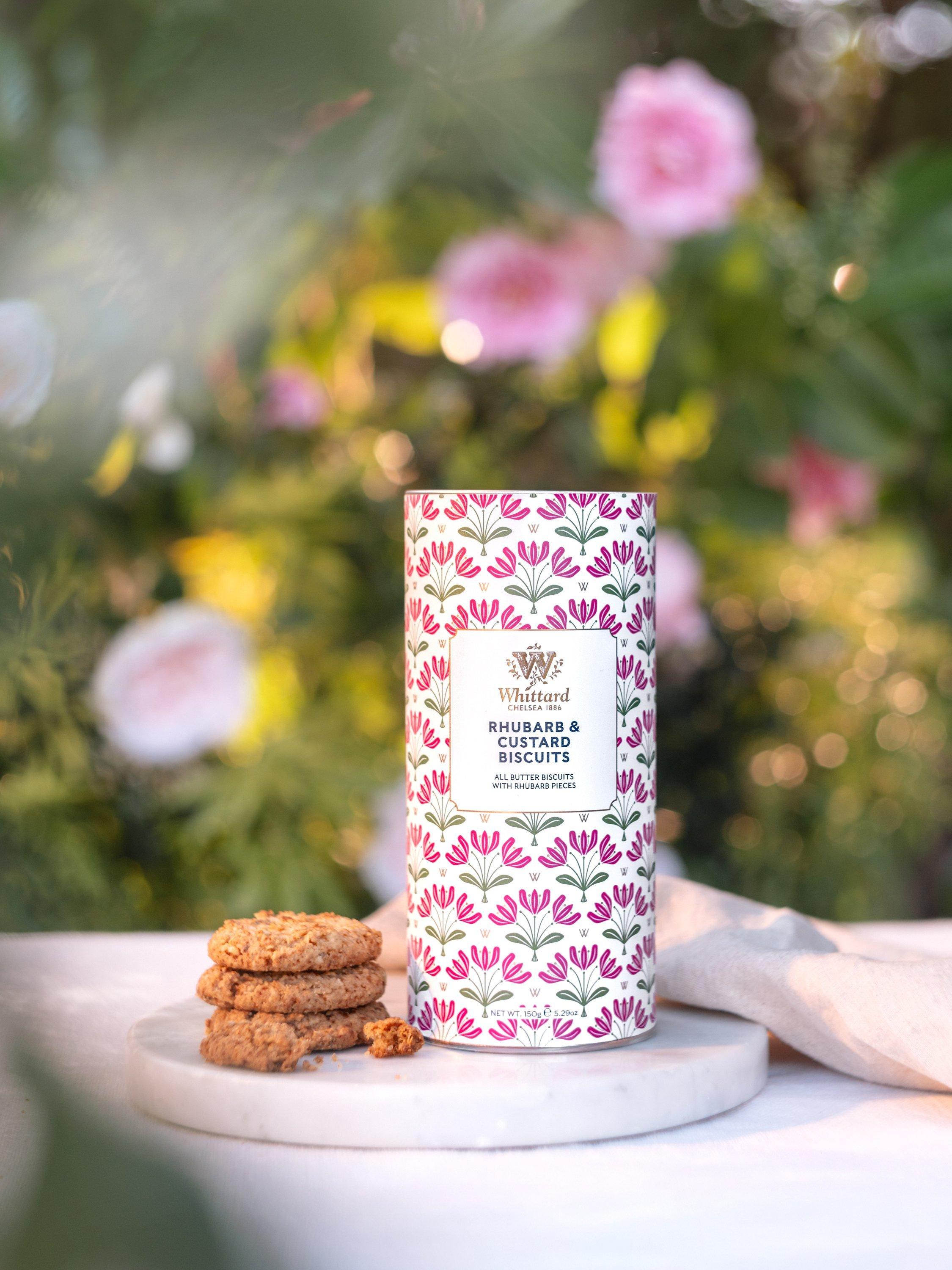 Whittard rhubarb custard biscuit 150g - British product