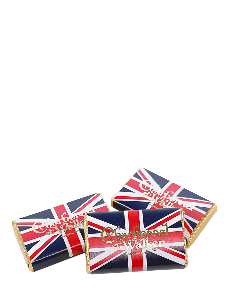 Charbonnel et Walker milk chocolate slims tin 80g, imported from the UK