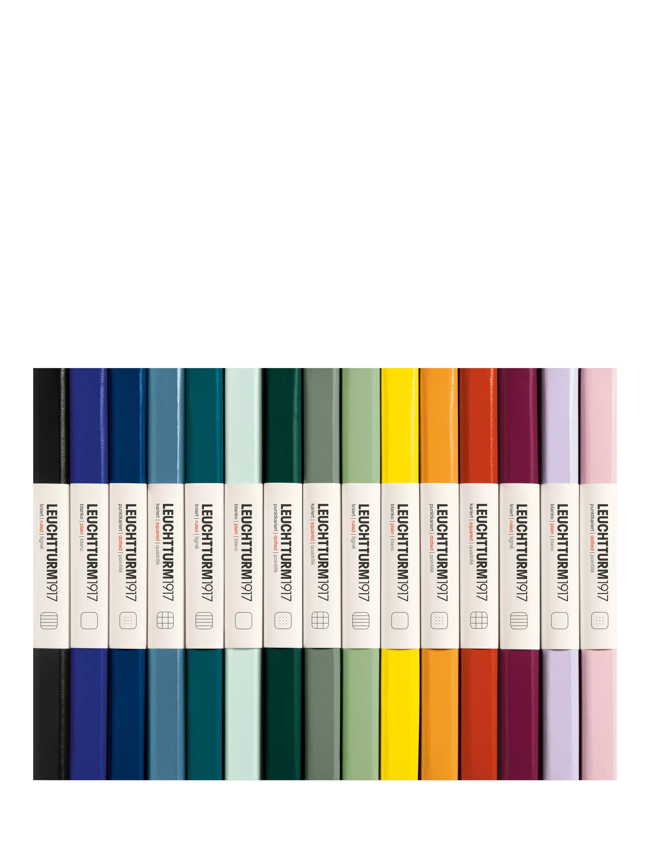 LEUCHTTURM1917 B5 plain hardcover notebook, imported from the UK