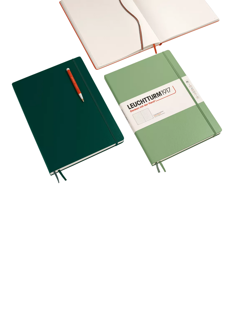 LEUCHTTURM1917 B5 plain hardcover notebook, imported from the UK