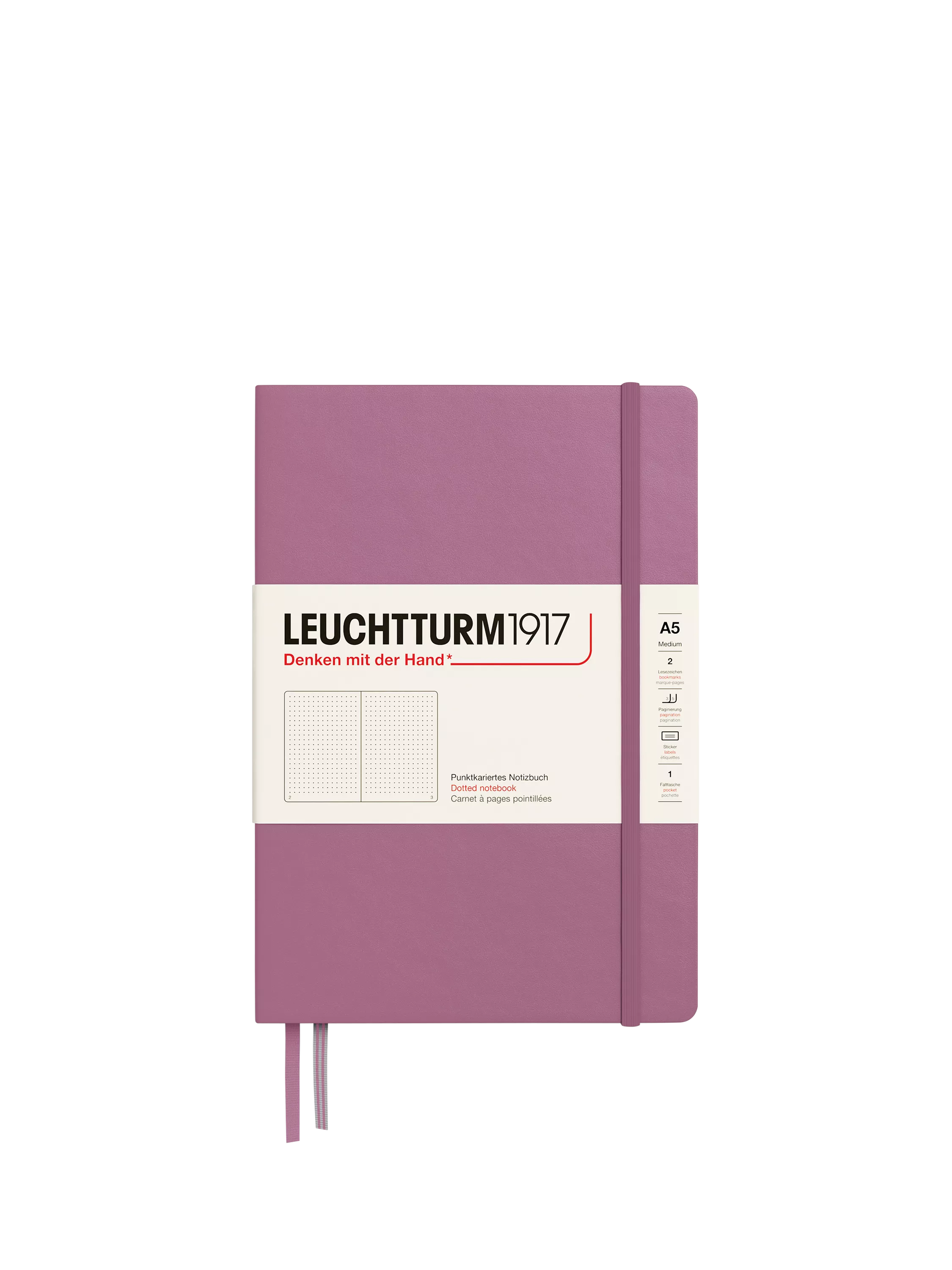 LEUCHTTURM1917 A5 dotted hardcover notebook - British product