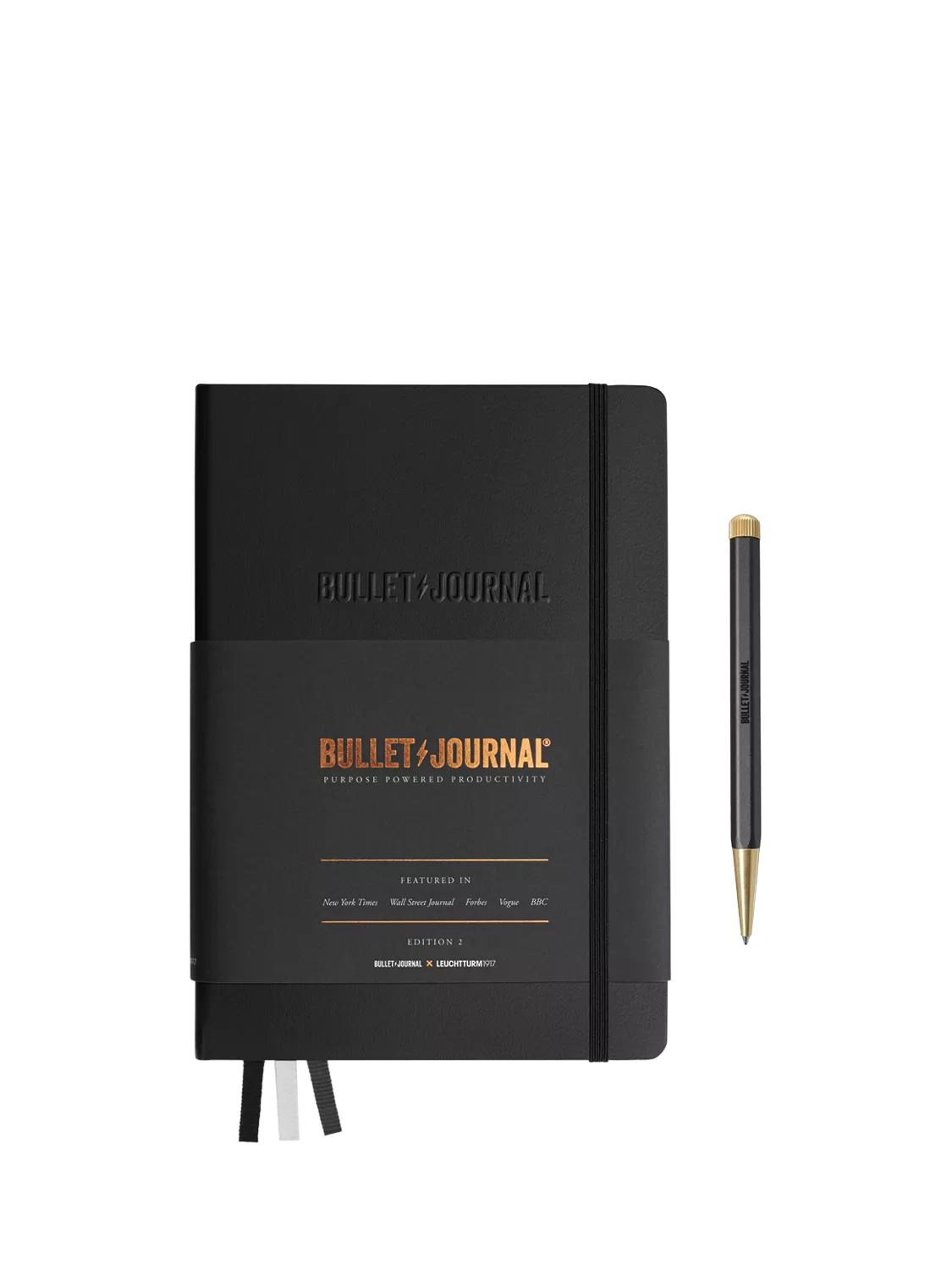 LEUCHTTURM1917 bullet journal notebook black A5 (British brand)