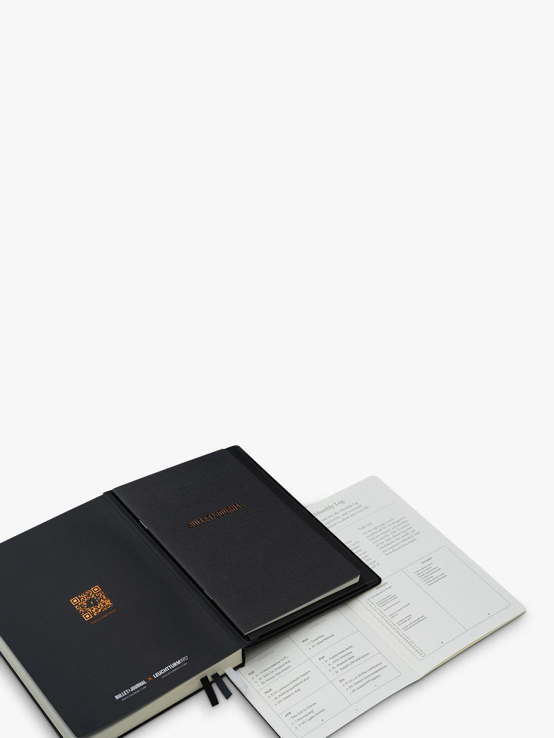LEUCHTTURM1917 bullet journal notebook black A5 (British brand)