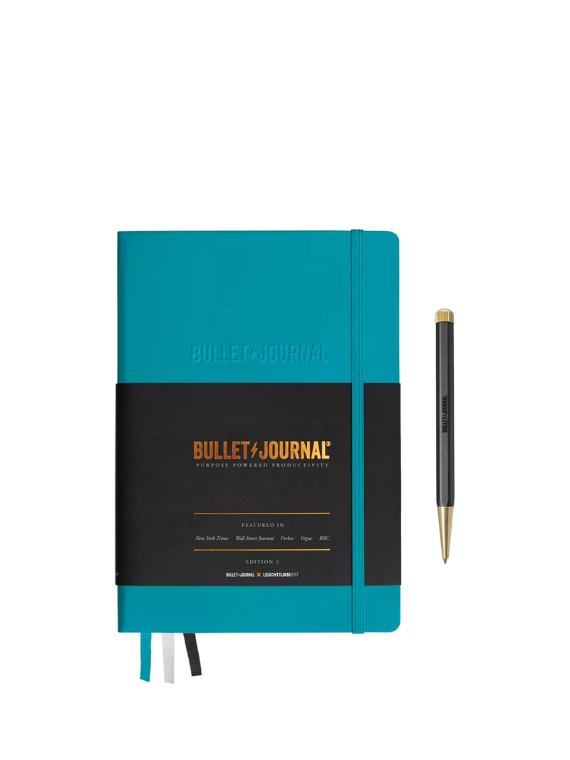 LEUCHTTURM1917 bullet journal notebook Edition 2 Green A5, imported from the UK