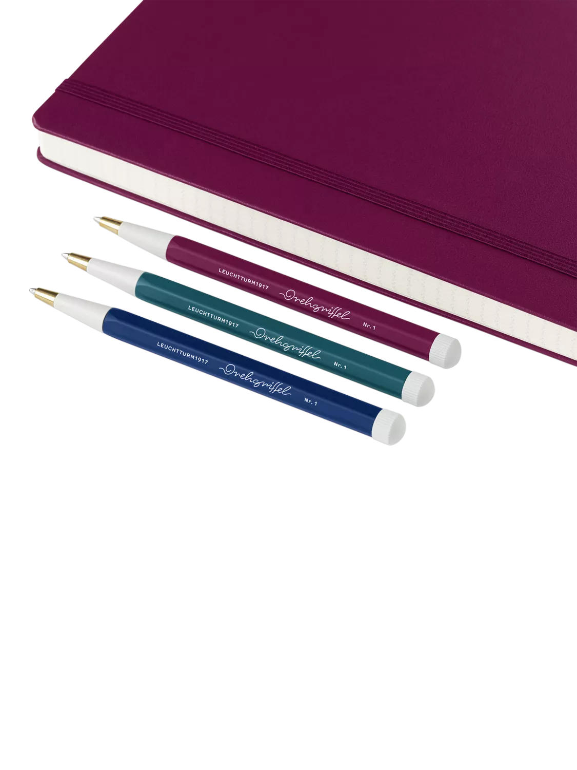 LEUCHTTURM1917 blue rollerball gel pen fine nib, UK version