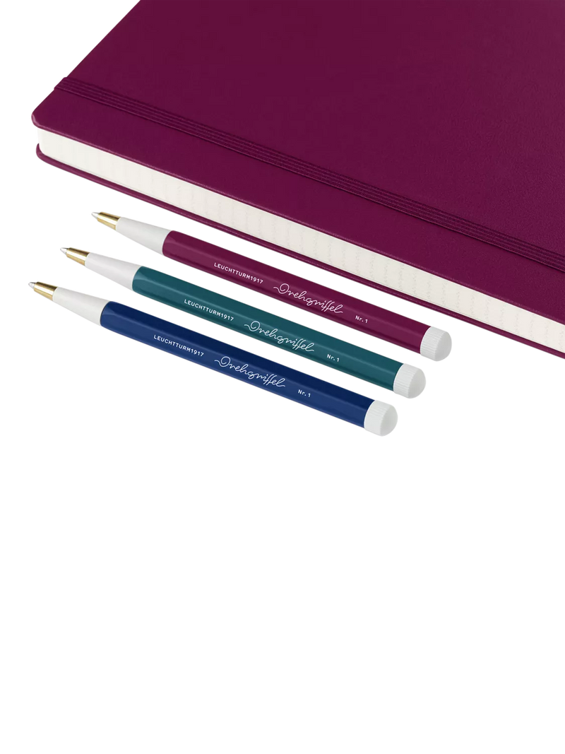 LEUCHTTURM1917 blue rollerball gel pen fine nib, UK version