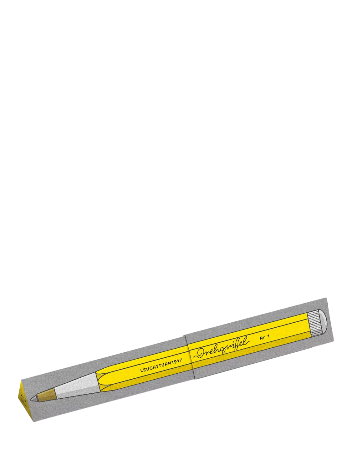 LEUCHTTURM1917 Drehgriffel Nr 1 rollerball gel pen in yellow (British brand)