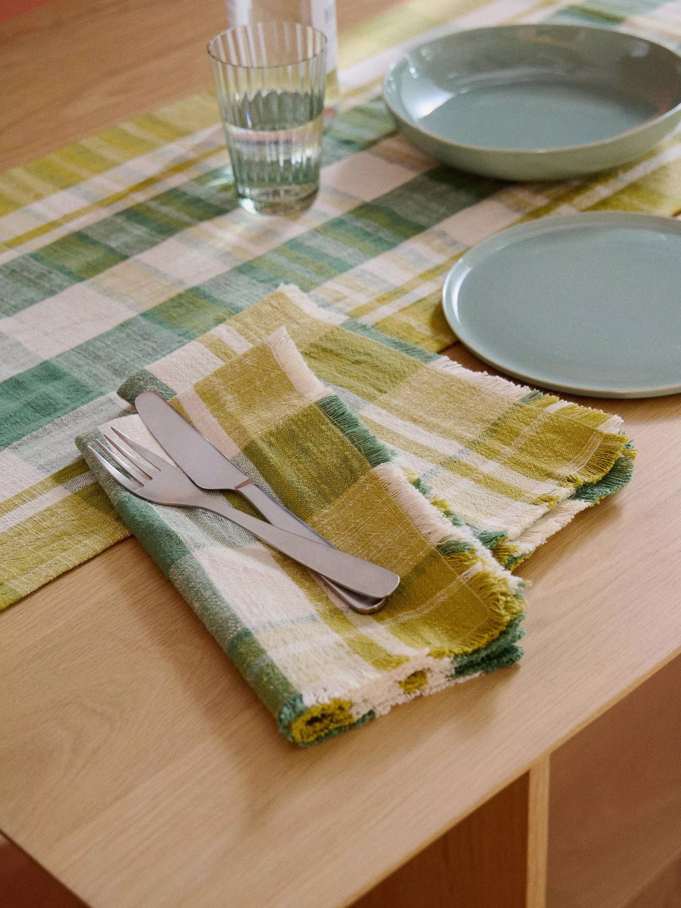 The Conran Shop Marabar check cotton napkins set of 2 - British product
