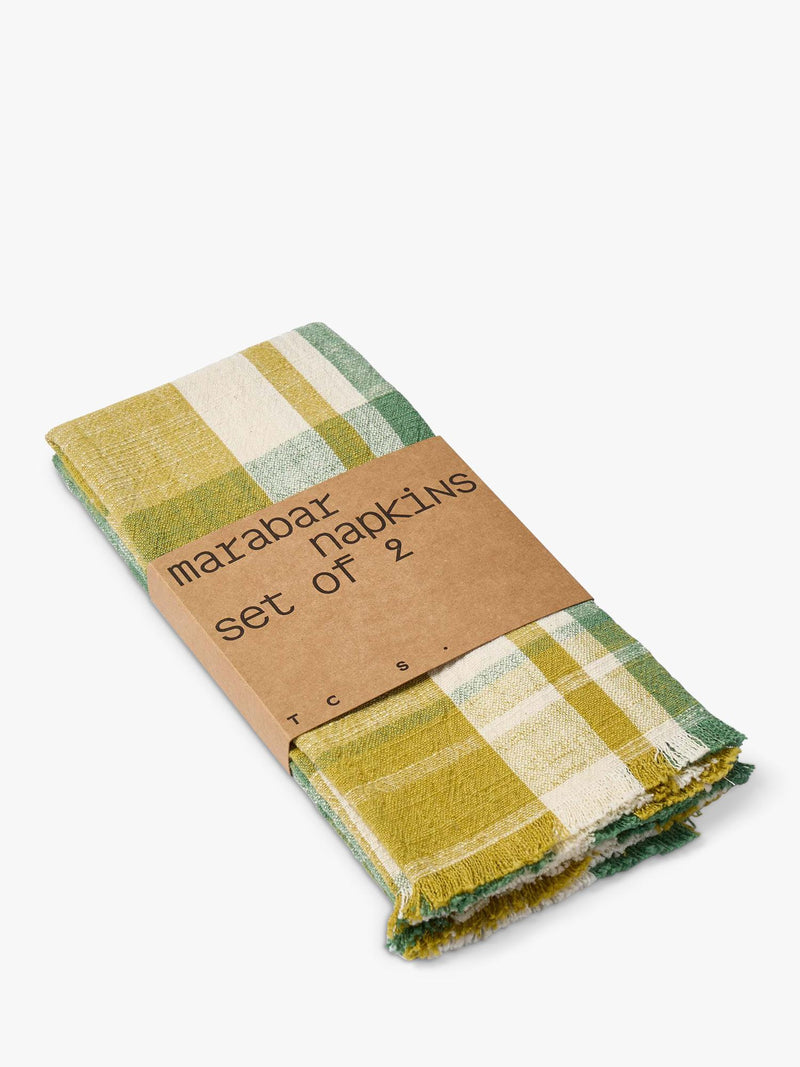 The Conran Shop Marabar check cotton napkins set of 2 - British product