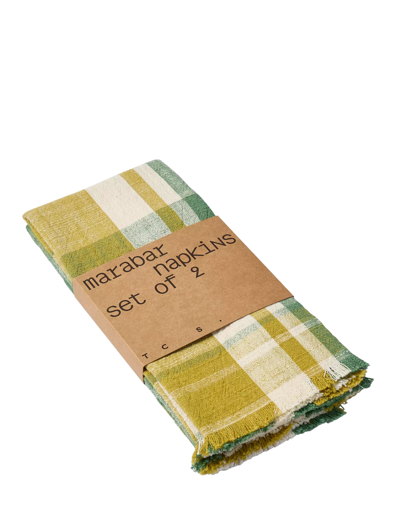 The Conran Shop Marabar check cotton napkins set of 2 - British product