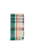 The Conran Shop Marabar check cotton napkins set of 2 green mauve - British product