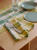Conran Shop Marabar table runner green chartreuse 260cm, imported from the UK
