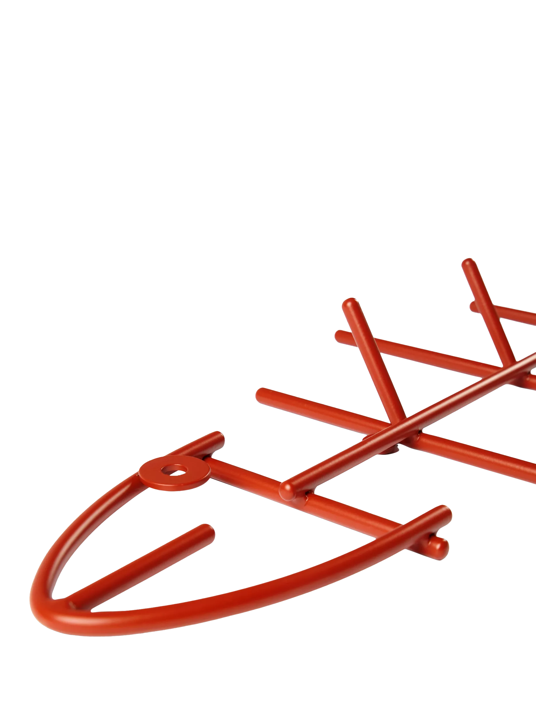 The Conran Shop red fish hook wall-mounted rack 60cm (British brand)