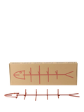 The Conran Shop red fish hook wall-mounted rack 60cm (British brand)