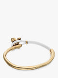 UNOde50 leather butterfly bracelet gold and white (British brand)