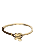 UNOde50 leather butterfly bracelet gold plated imported from the UK