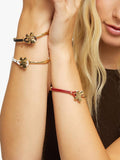 UNOde50 leather butterfly bracelet gold plated imported from the UK