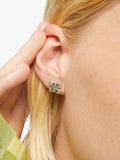 UNOde50 butterfly stud earrings silver plated, UK version