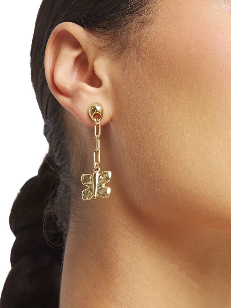 UNOde50 Butterfly Drop Earrings