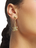 UNOde50 Butterfly Drop Earrings