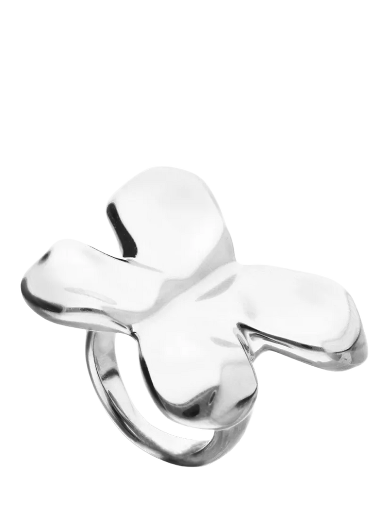 UNOde50 Aleteo Flutter Maxi Butterfly Ring Silver 16.4mm