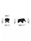 Vitra Eames Wood Elephant Ornament chestnut (British brand)