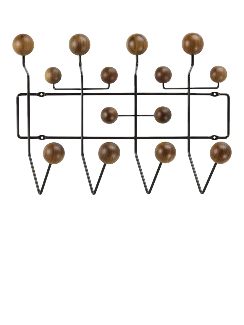Vitra Hang It All coat rack natural walnut, UK version