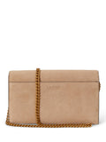 Ralph Lauren Adair II suede clutch bag light beige, UK version