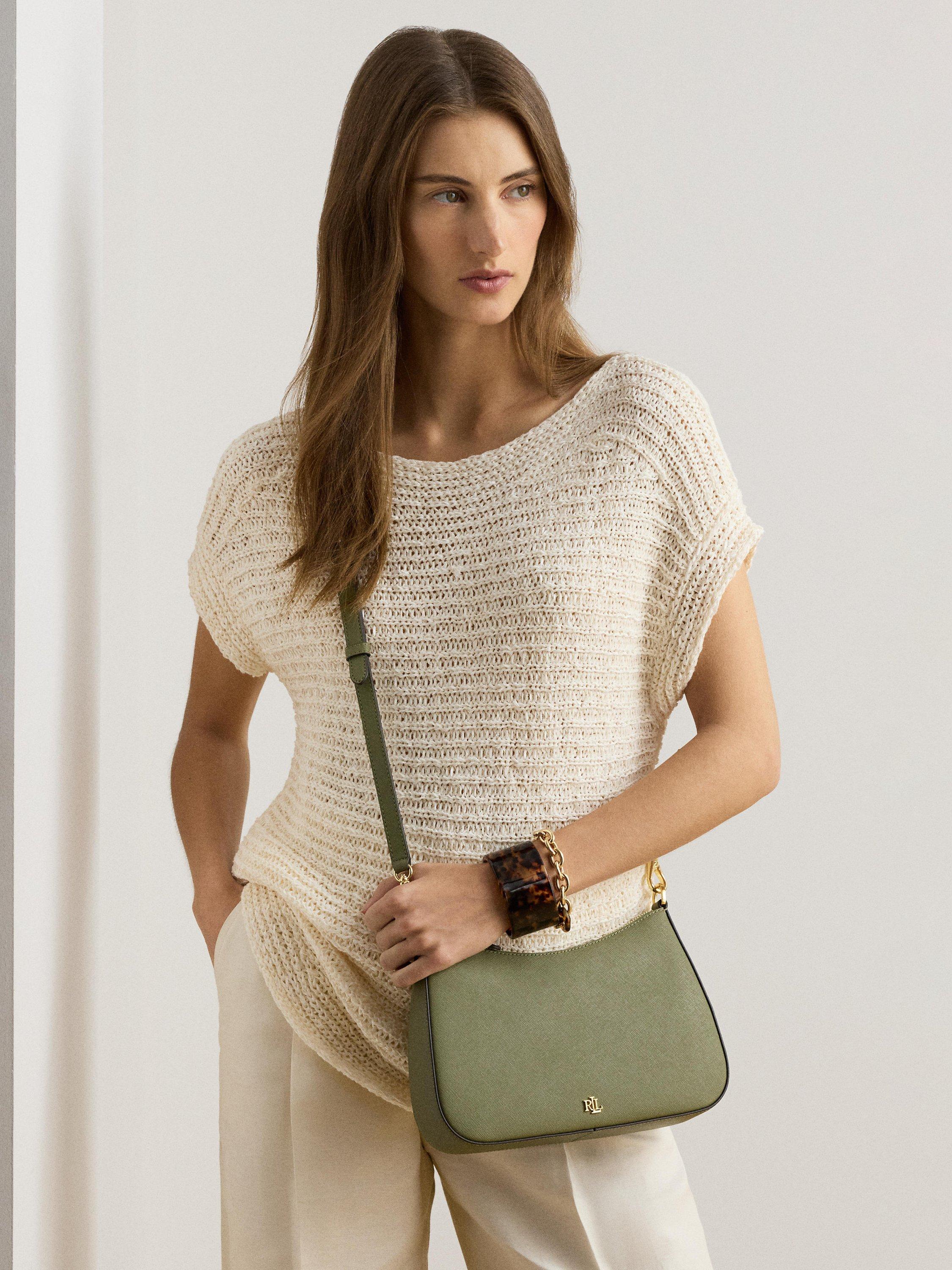 Ralph Lauren Danni 26 shoulder bag sage green - British product
