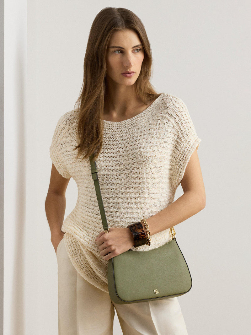 Ralph Lauren Danni 26 shoulder bag sage green - British product