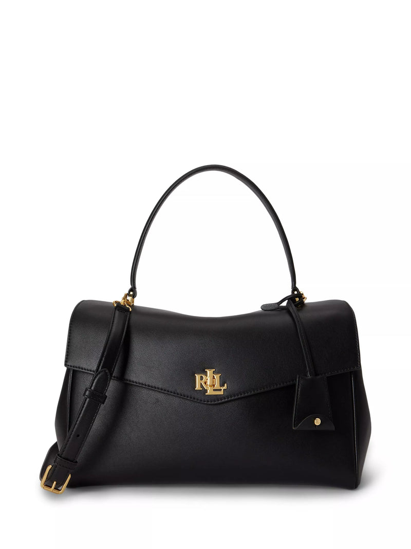 Ralph Lauren Farrah leather satchel handbag, imported from the UK