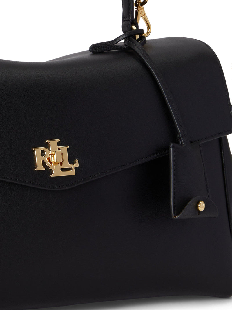 Ralph Lauren Farrah leather satchel handbag, imported from the UK