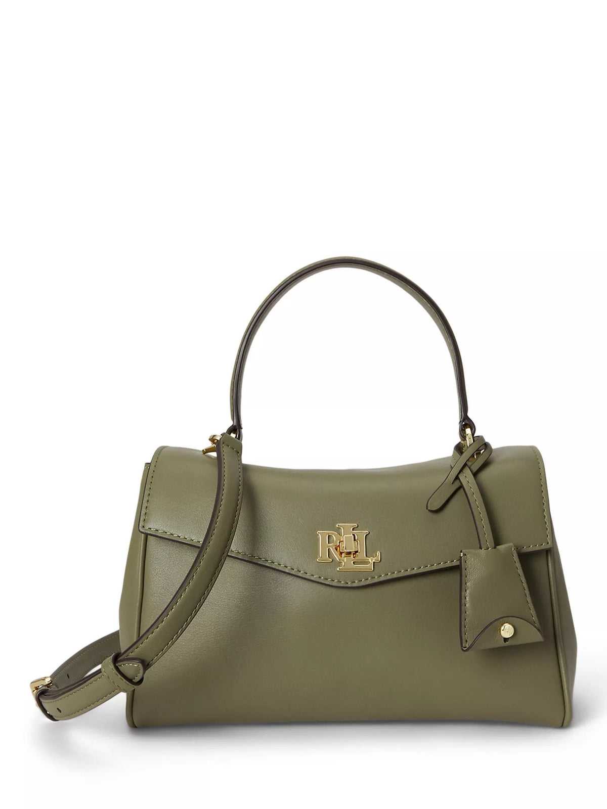 Lauren Ralph Lauren Farrah nappa leather satchel, imported from the UK