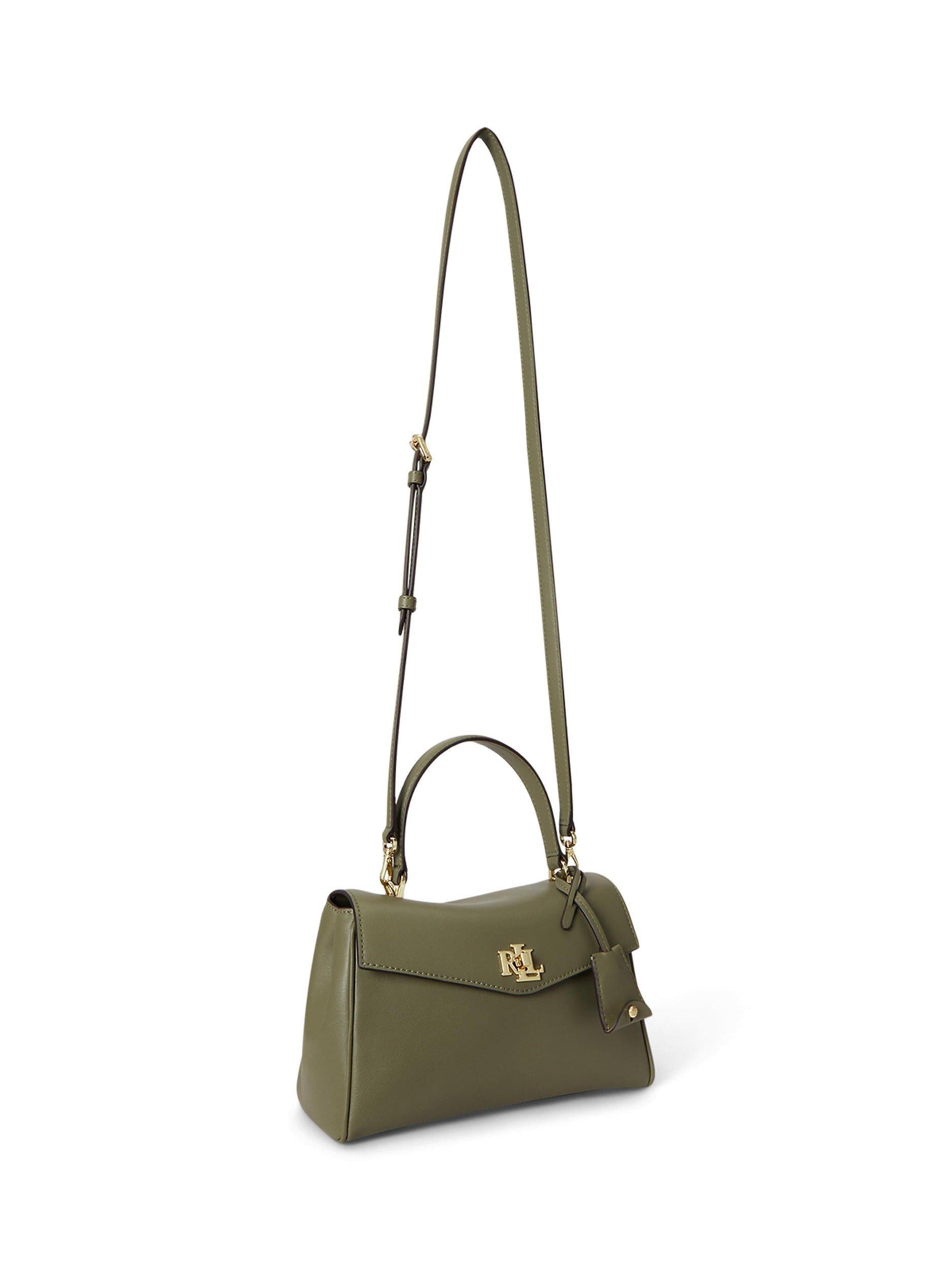 Lauren Ralph Lauren Farrah nappa leather satchel, imported from the UK