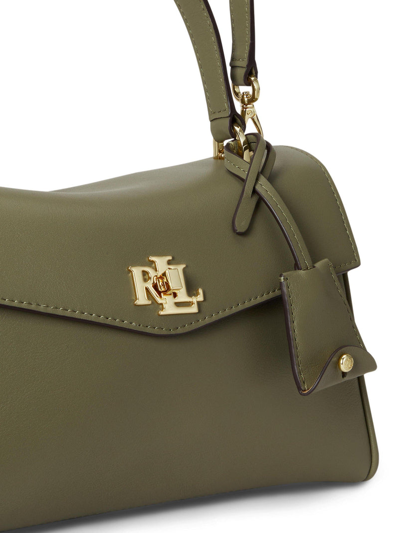 Lauren Ralph Lauren Farrah nappa leather satchel, imported from the UK