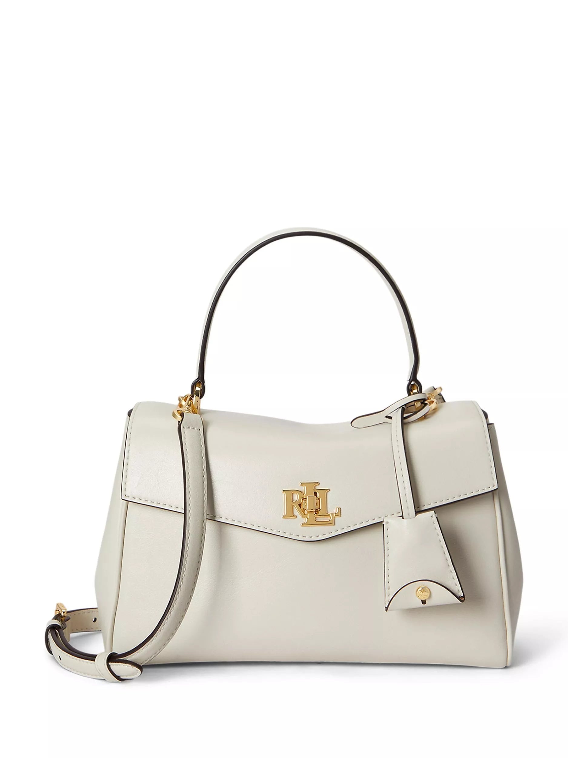 Lauren Ralph Lauren Farrah Leather Satchel Handbag