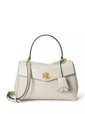 Lauren Ralph Lauren Farrah Leather Satchel Handbag