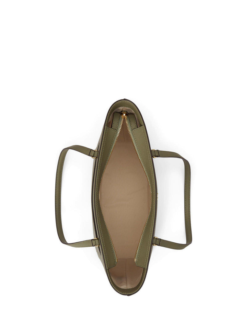 Lauren Ralph Lauren Karly tote leather, imported from the UK