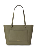 Lauren Ralph Lauren Karly tote leather, imported from the UK