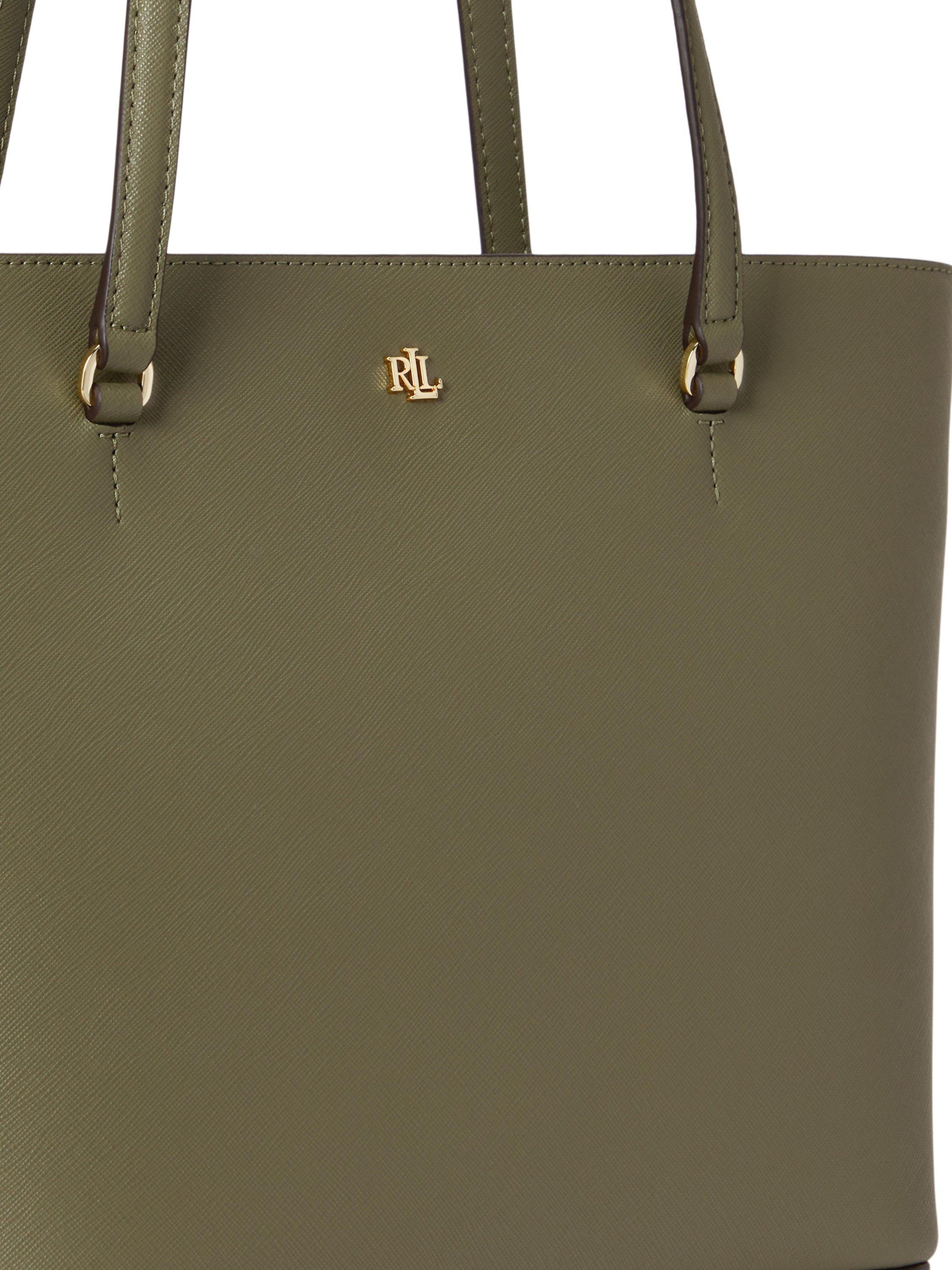 Lauren Ralph Lauren Karly tote leather, imported from the UK