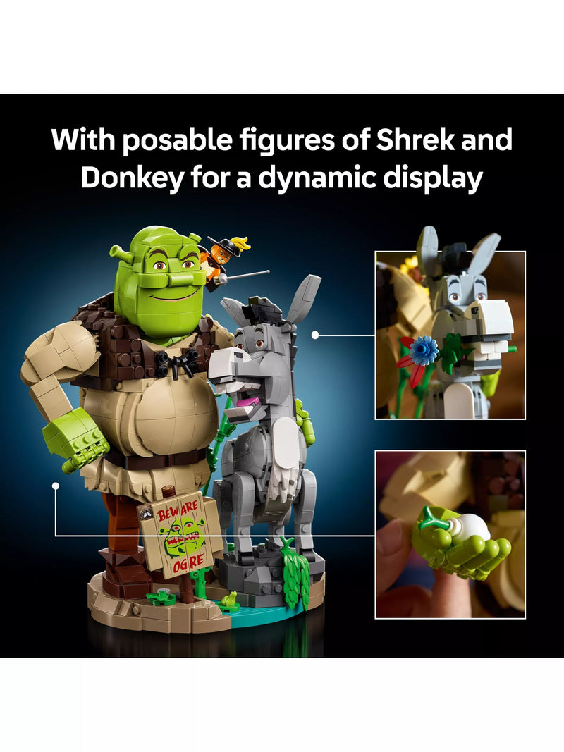LEGO Shrek Donkey and Puss in Boots construction set - British product