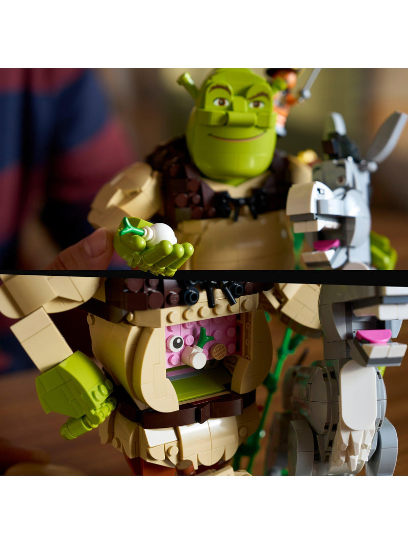 LEGO Shrek Donkey and Puss in Boots construction set - British product