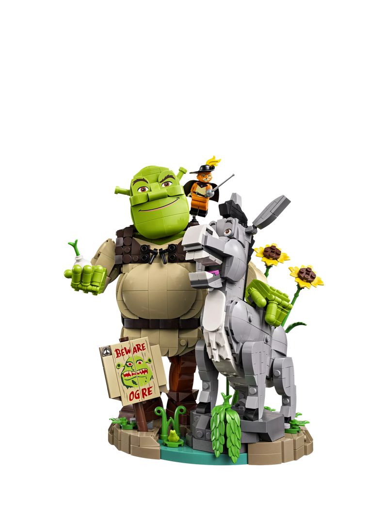 LEGO Shrek Donkey and Puss in Boots construction set - British product