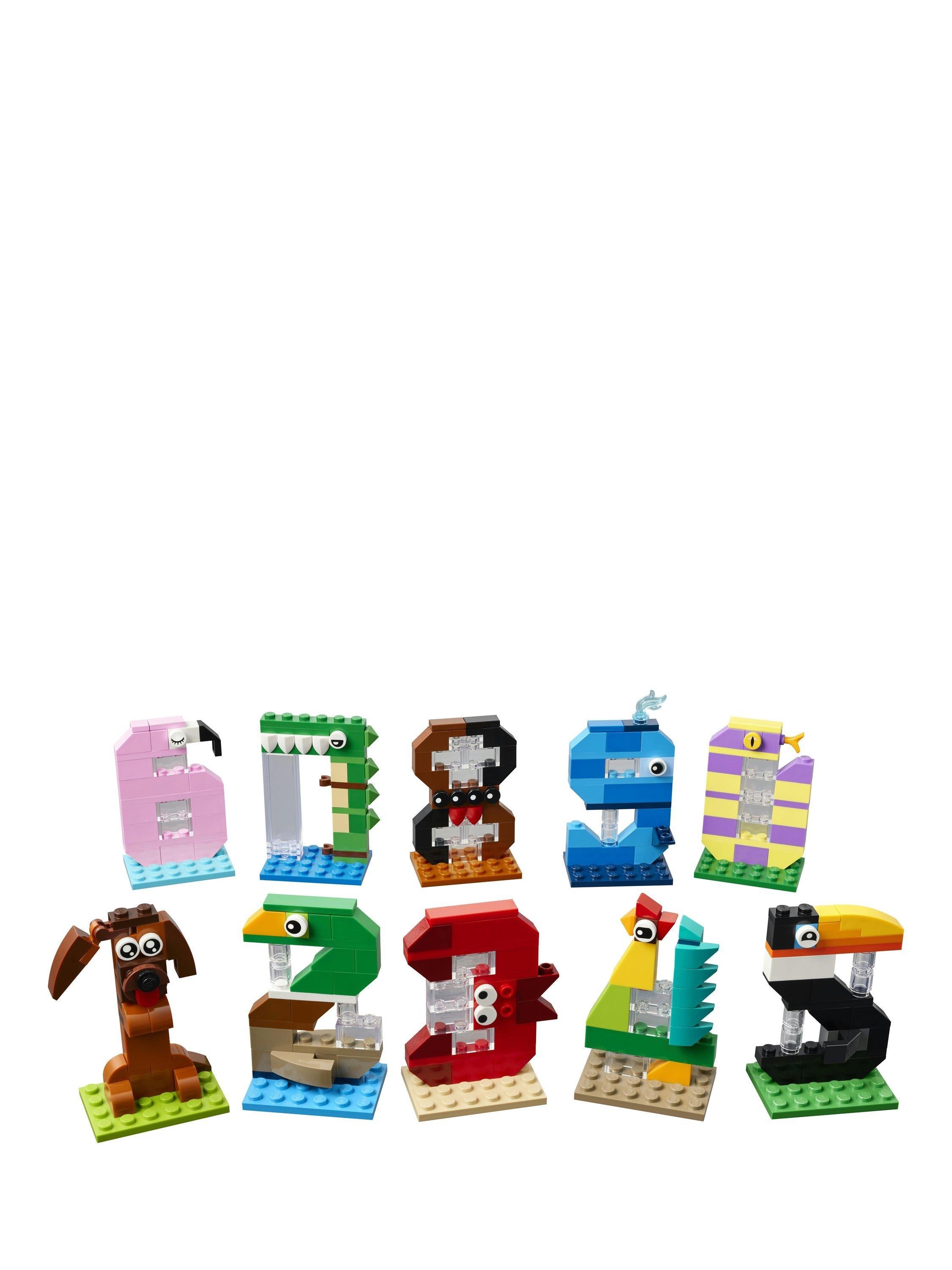 LEGO Animal Birthday Numbers building set 281 pieces, UK version