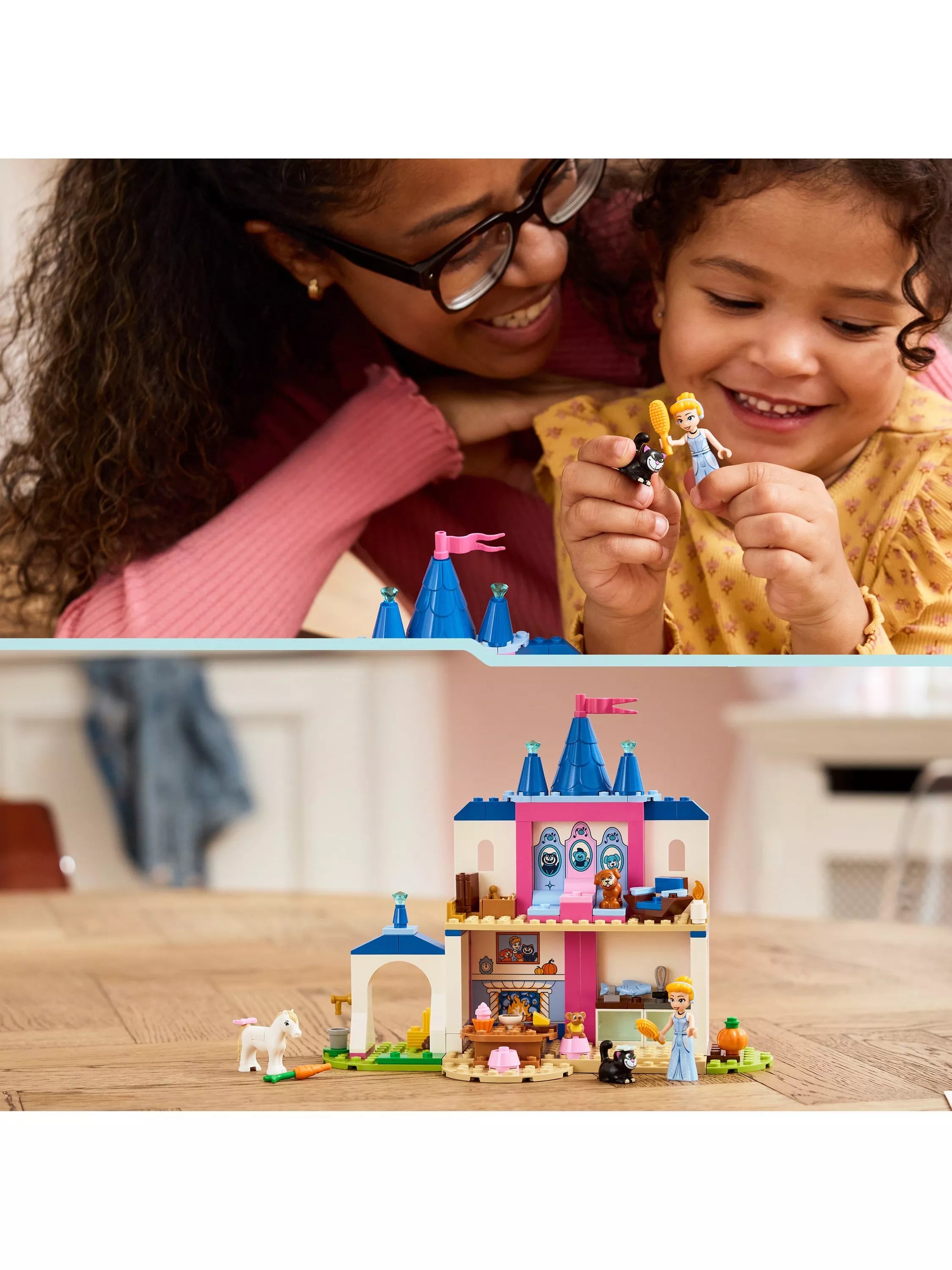 LEGO Disney Cinderella Animal Friends castle building toy, UK version