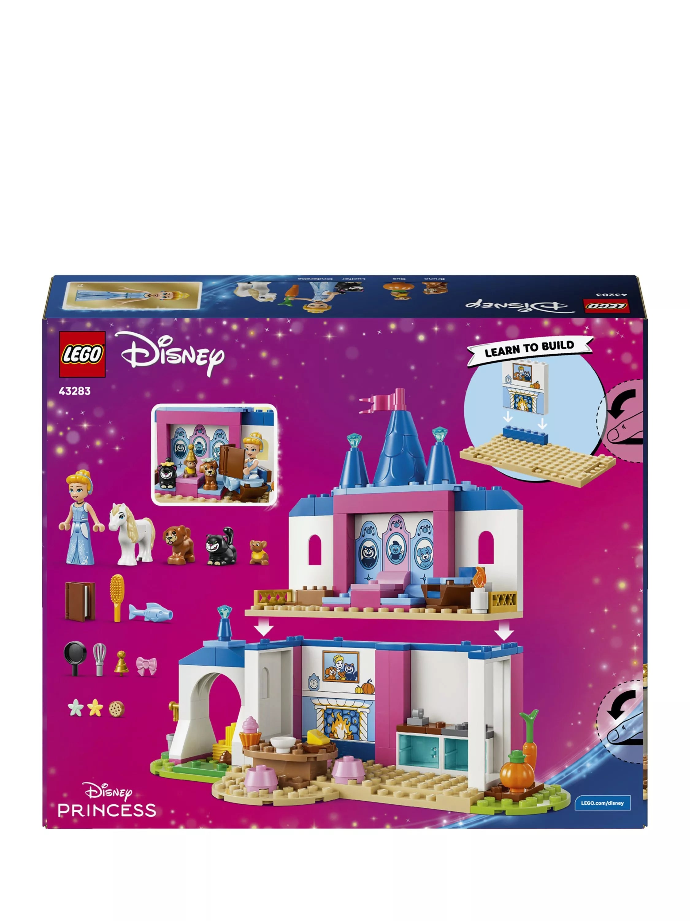 LEGO Disney Cinderella Animal Friends castle building toy, UK version
