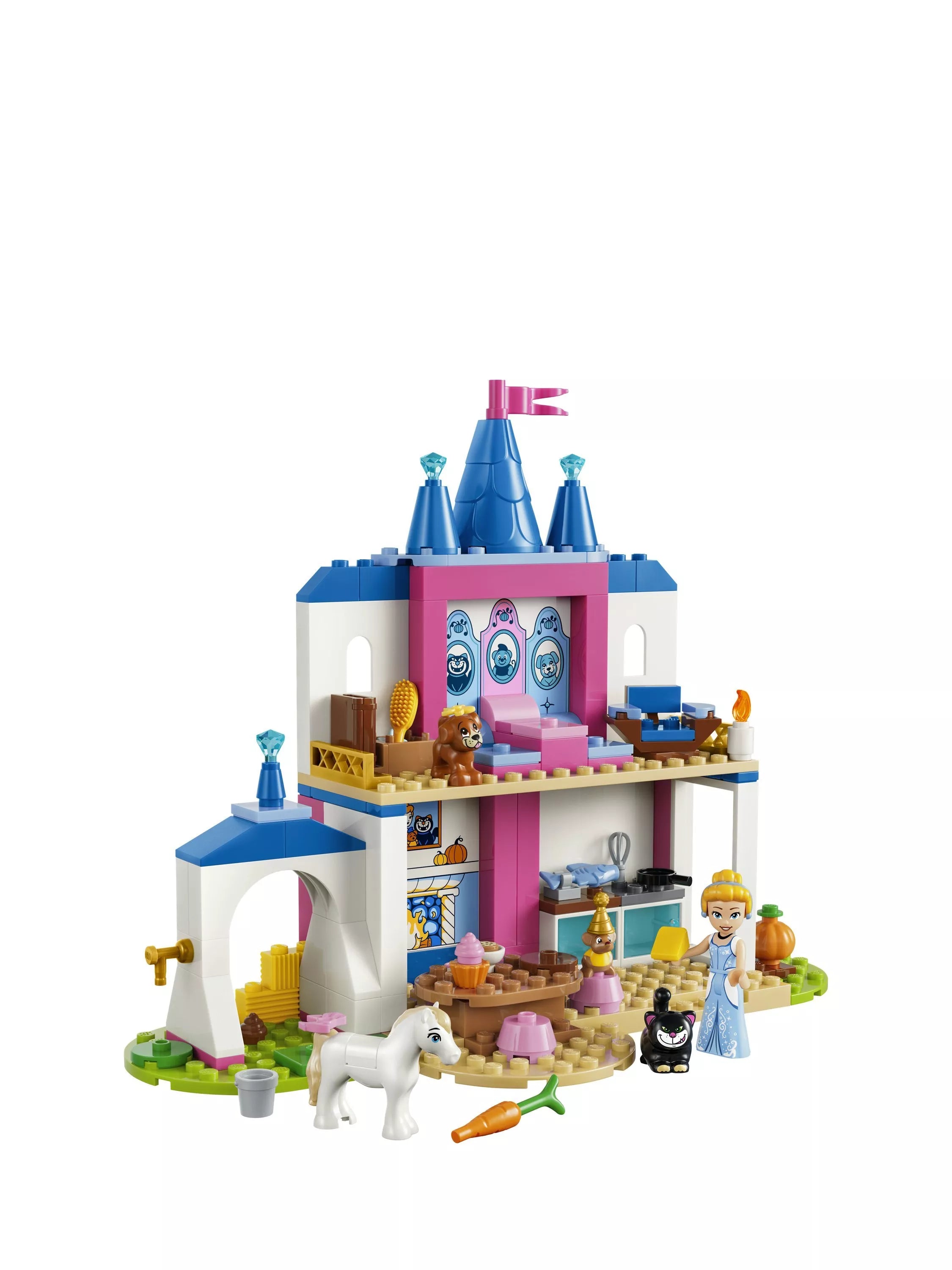 LEGO Disney Cinderella Animal Friends castle building toy, UK version